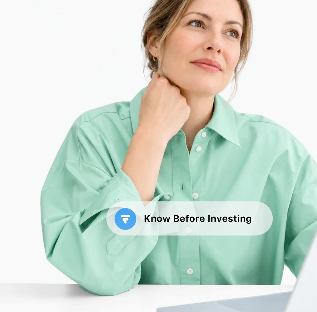A seller at a laptop: Know Before Investing