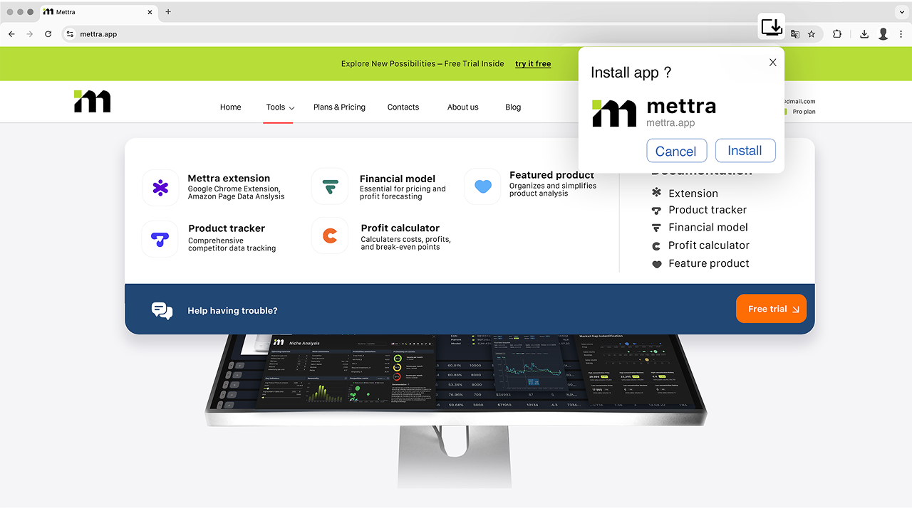 PWA Desktop install steps