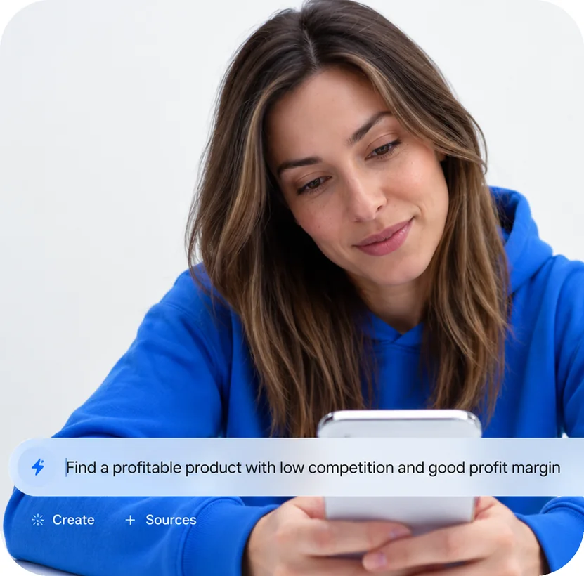 A seller talking to the Mettra AI agent on a tablet
